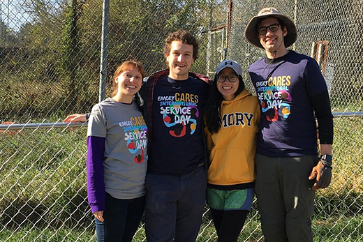 Photo of students from 2021 Emory Cares Day